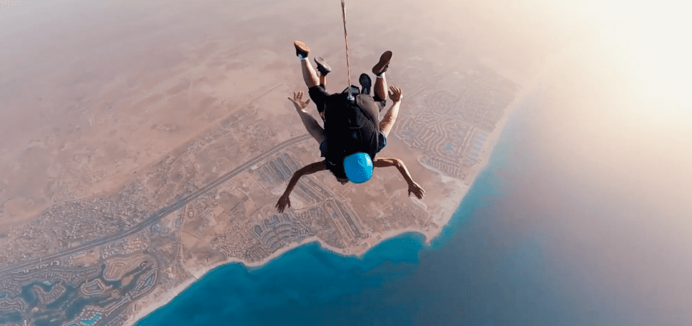 Skydiving With Yalla SuperApp